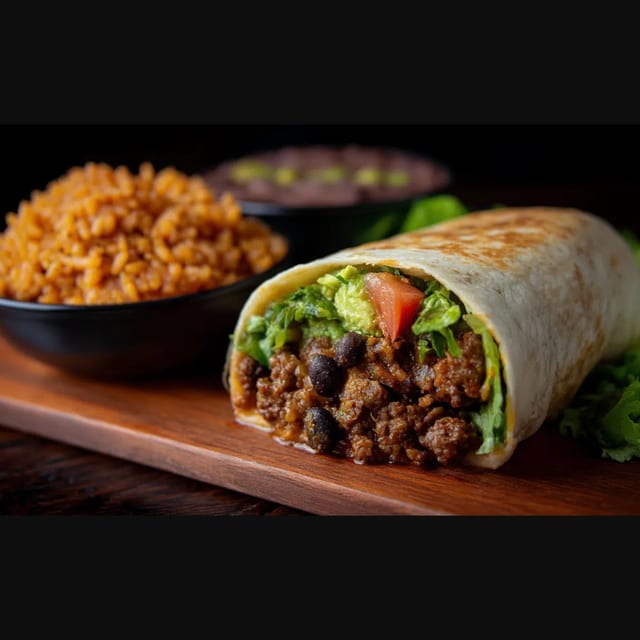 Papa Grande Burrito.