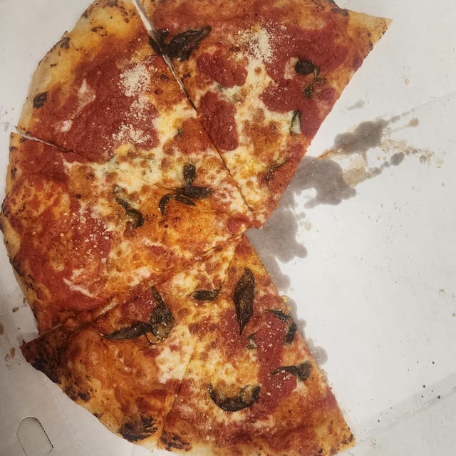Margheritta Pizza.