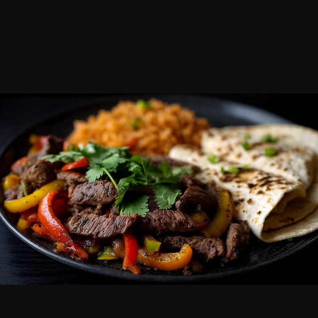 Fajitas Plate.